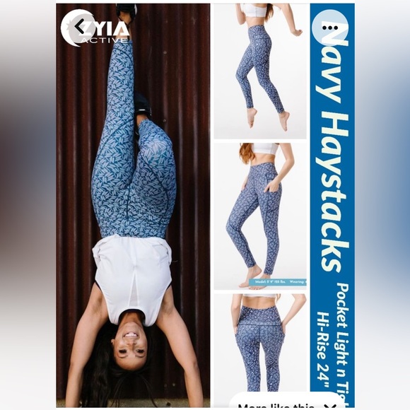 ZYIA Active Haystacks Light N Tight pockets Leggings - Picture 15 of 15